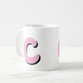 イニシャルマググ コーヒーマグカップ (正面左)