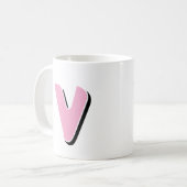 イニシャルマググ コーヒーマグカップ (正面左)