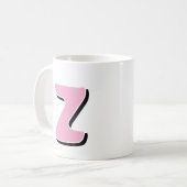 イニシャルマググ コーヒーマグカップ (正面左)