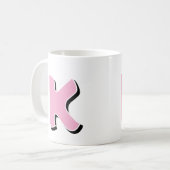 イニシャルマググ コーヒーマグカップ (正面左)