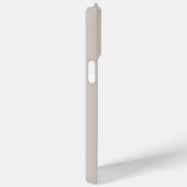 イニシャルモダンシンプルモノグラムベージュ Case-Mate iPhoneケース (裏面 / 右)