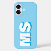 イニシャルモダンモノグラム Case-Mate iPhoneケース (裏面)