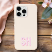 イニシャルモダンモノグラム iPhoneケース