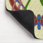 イニシャルモノグラムのセルトデザインマウスパッド マウスパッド (コーナー)