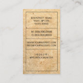 イニシャルモノグラムの名前corporative, executive 名刺 (裏面)