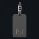 イニシャルモノグラムパーソナライズされたシンプルの追加モダン ラゲッジタグ<br><div class="desc">シンプルモダンCamel パーソナライズされた Monogramラゲージタグ。クリックカスタマイズは、文字をカスタマイズしたり、背景色を変更したりする場合に使用する。休日の素晴らし贈り物またはクール靴下に入れて贈る小さなクリスマスプレゼント、誕生日プレゼントまたは休日の贈り物を作成する。</div>