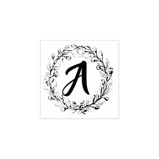 イニシャルモノグラムラバースタンプリース – 独自の作成 ラバースタンプ (インプリント)