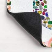 イニシャルモノグラムレターCトレンディー マウスパッド (コーナー)