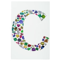 イニシャルモノグラムレターCトレンディー