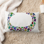 イニシャルモノグラムレターCトレンディー ランバークッション (ブランケット)