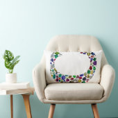 イニシャルモノグラムレターCトレンディー ランバークッション (椅子)