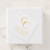 イニシャルモノグラムワックスメルトキャンドル事業体 フェイバータグ (箱)