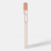 イニシャルモノグラム最小モダン主義の追加 Case-Mate iPhoneケース (裏面 / 左)