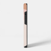 イニシャルモノグラム最小モダン主義の追加 iPhoneケース (左側面)