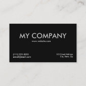 イニシャルモノグラム 名刺 (裏面)