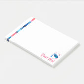 イニシャルモノグラムSコーラルブルーグラデーション注 ポストイット (アングル)