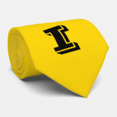 イニシャルユニゴールデンデザイナーファッションモノグラム ネクタイ (ロール)