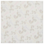 イニシャルレタージェシカ名前をカスタムする織物 ファブリック (見本)