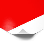 イニシャルレターモダンモノグラム ポスター (コーナー)