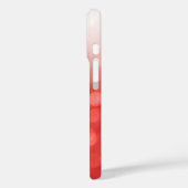 イニシャルレターモノグラムコーラルグリッター《写真》ぼけ味 グラデーション Case-Mate iPhoneケース (裏面 / 左)