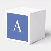 イニシャルレターモノグラムモダンスタイル紫 フェイバーボックス (裏面サイド)