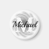 イニシャルレター名前をカスタムする マグネット (正面)