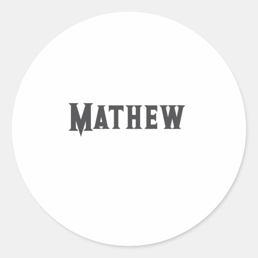 イニシャルレター モノグラム お名前を入れて ラウンドシール (正面)