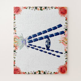 イニシャルレターA，モノグラムモダンスタイリッシュトレンディー ジグソーパズル