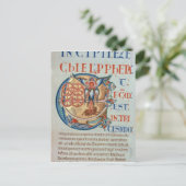 イニシャルレター'E'エファクタムエスト ポストカード (スタンド正面)