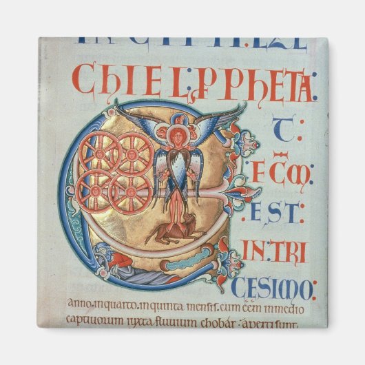 イニシャルレター'E'エファクタムエスト マグネット (正面)