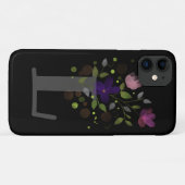 イニシャルレターLプラスフローラデザイン Case-Mate iPhoneケース (裏面(横))
