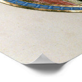 イニシャルレター'O' Osculatur me – 私にキス ポスター (角)