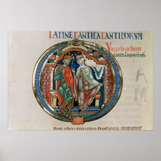 イニシャルレター'O' Osculatur me – 私にキス ポスター (正面)