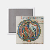 イニシャルレター'O' Osculatur me – 私にキス マグネット (正面/裏面)