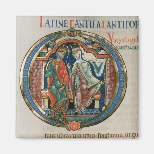 イニシャルレター'O' Osculatur me – 私にキス マグネット (正面)