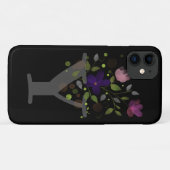 イニシャルレターYプラスフローラデザイン Case-Mate iPhoneケース (裏面(横))