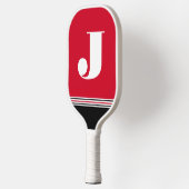 イニシャルレッドピックボールパドル ピックルボールラケット (左)