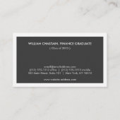 イニシャルロゴ（学生/大学用） （黒） コーリングカード (裏面)