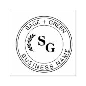 イニシャル事業名促進植物学離れ ラバースタンプ (インプリント)