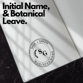 イニシャル事業名促進植物学離れ ラバースタンプ