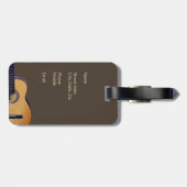 イニシャル付き（またはなし） ラゲッジタグ (裏面横)