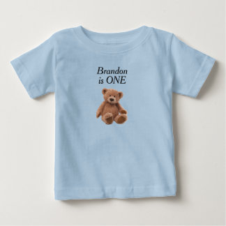 イニシャル入りこども用年齢Tシャツ ベビーTシャツ