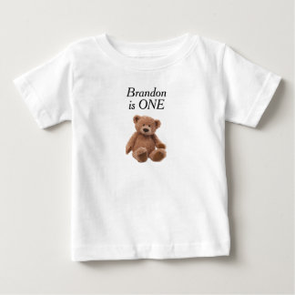 イニシャル入りこども用年齢Tシャツ ベビーTシャツ