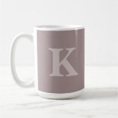 イニシャル入りふわふわコーヒーマグカップ コーヒーマグカップ (左)