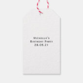 イニシャル入りアメシスト 2月の誕生石 ギフトタグ (裏面)