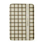 イニシャル入りカスタムデザイン バスマット (正面縦)