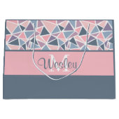 イニシャル入りギフトバッグ ラージペーパーバッグ (正面)