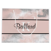 イニシャル入りギフトバッグ ラージペーパーバッグ (裏面)