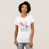 イニシャル入りママTシャツ Tシャツ (正面フル)