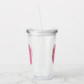 イニシャル入りレターQ コーヒーグッズ アクリルタンブラー (左)